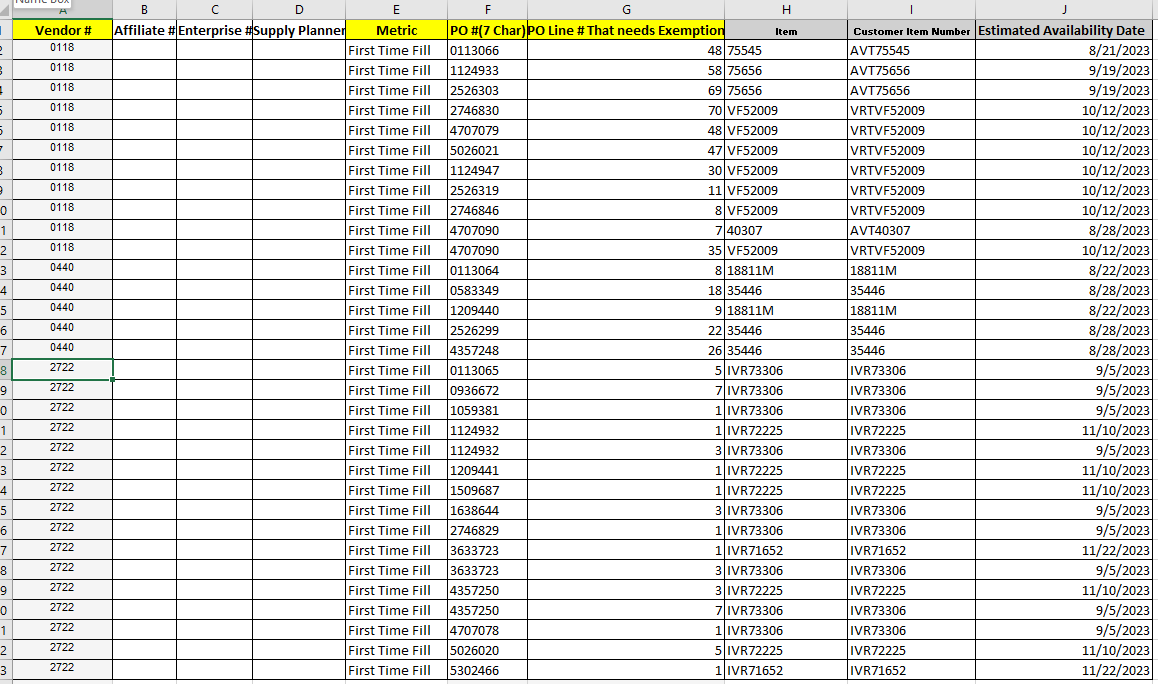 A screenshot of a spreadsheet

Description automatically generated